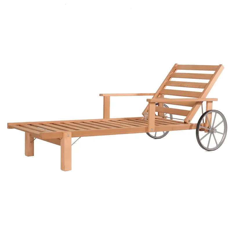 Kampanj Liggvagn Med Armstöd Redwood